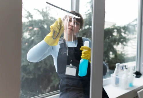 Nettoyage de vitres intérieures et extérieures à Andé